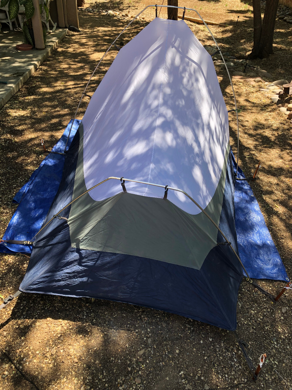 Sierra Designs Clip Flashlight CD Camping 2 Person Tent Backpacking