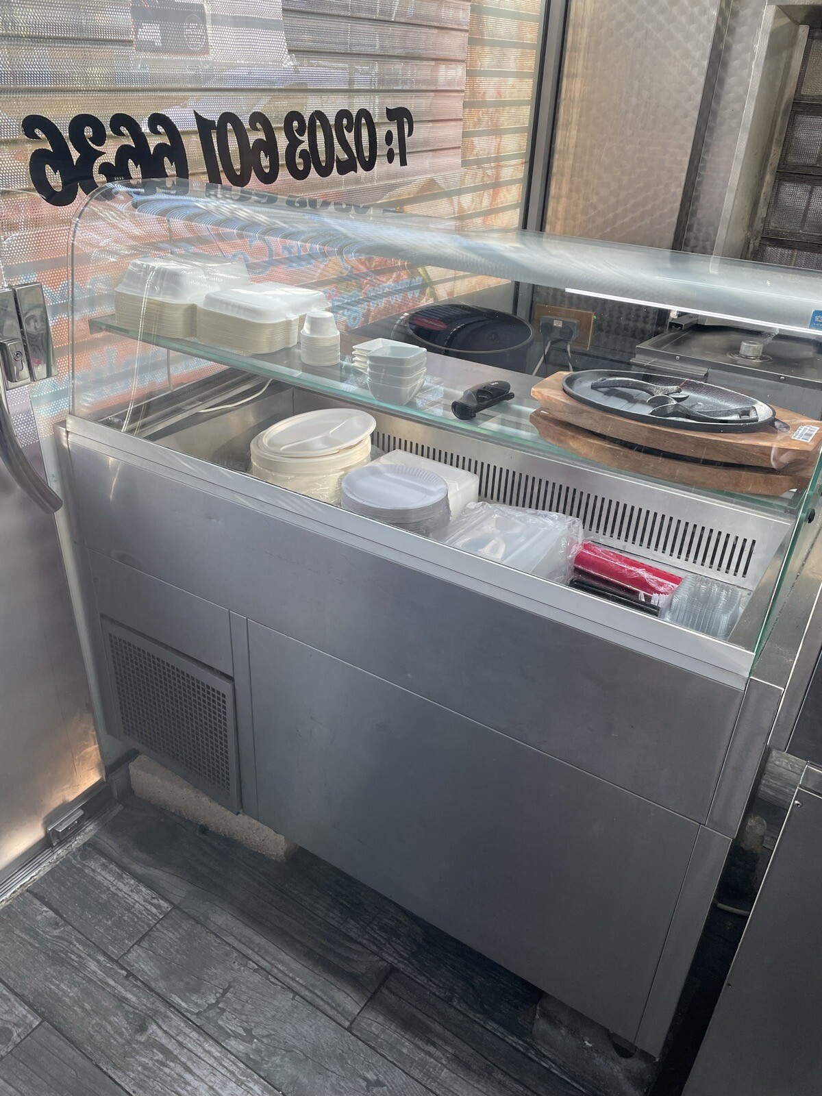 serve over counter display fridge eBay