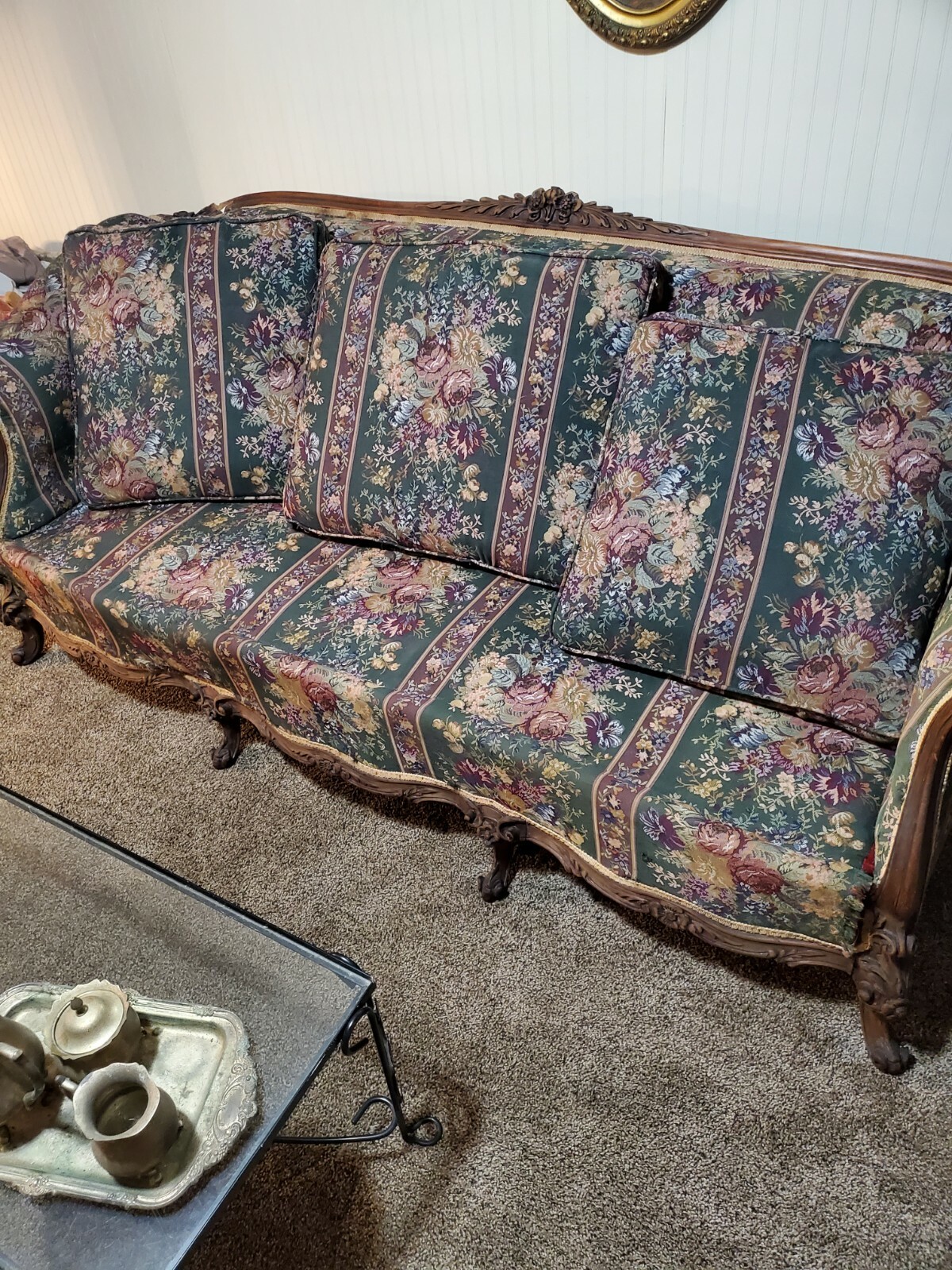 antique couch and chair eBay