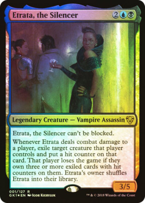 MTG FOIL Etrata, the Silencer  - Guild Kit - Guilds of Ravnica #001