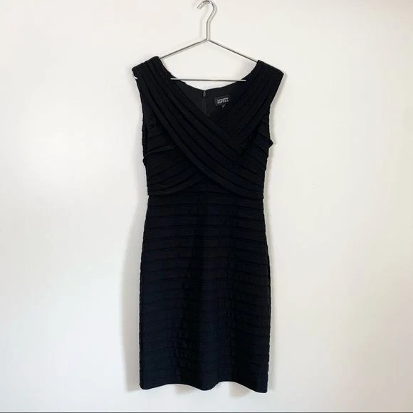 Adrianna papell little black dress cheap