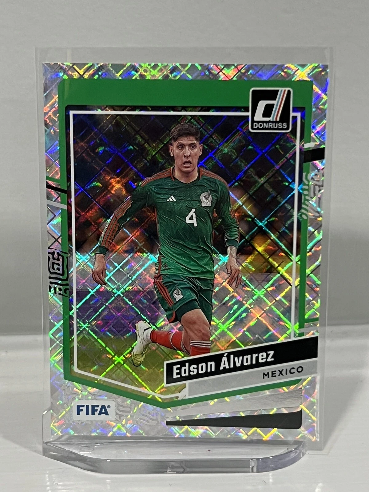 Edson Alvarez 2023-24 Panini Donruss FIFA Diamond Parallel #37 Mexico
