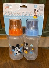 disney mickey mouse baby bottles 11oz NEW