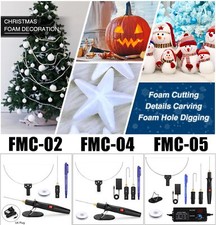 3 Types Hot Electric Wire Foam Cutter Pen Styrofoam Polystyrene Cutting Tool Set