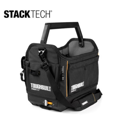 TOUGHBUILT STACKTECH Black Polyester 18-In Tool Tote