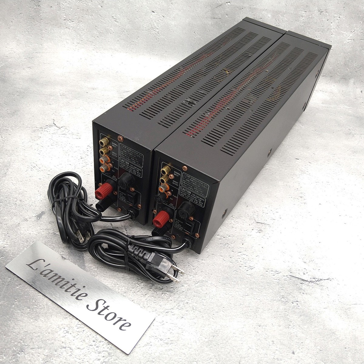 Pair Power Amplifier Model MA500 MARANTZ Japan MA 500 Equipment