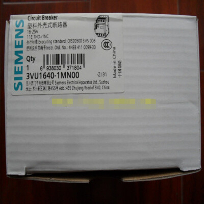 1PC Siemens 3VU1640-1MN00 3VU16401MN00 16-25A Circuit Breaker -New Free Ship *UP
