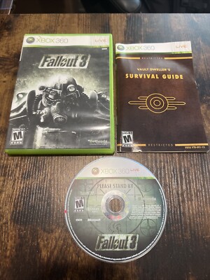 Microsoft Xbox 360 Fallout 3 Complete Tested Guaranteed