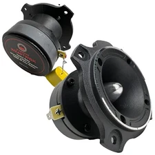 2x Gravity WZ40TW 2400W Heavy Duty Titanium Super Tweeter Loud Speaker 4-Ohms BK