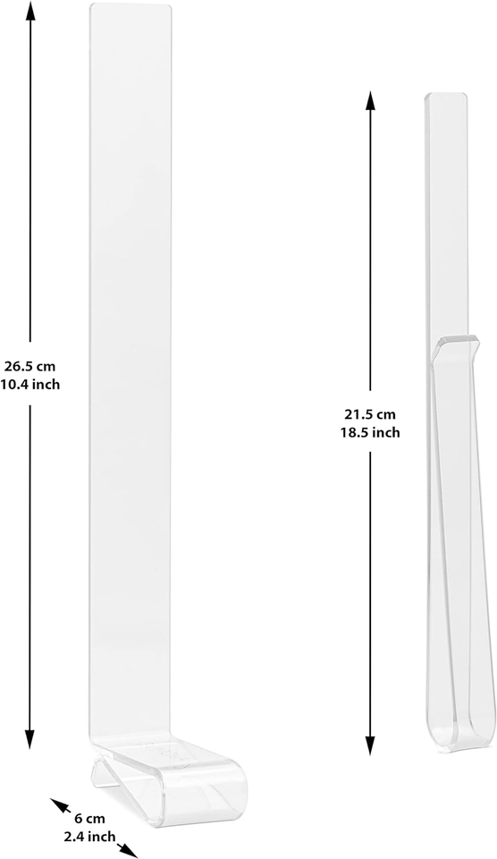 Music Stand Wind Clips Transparent Plastic Sheet Holder Complete