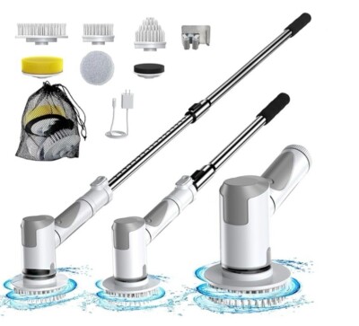 Electric Spin Scrubber, Power Scrub Brush Dual Speed, Shower Grout Tile Floor