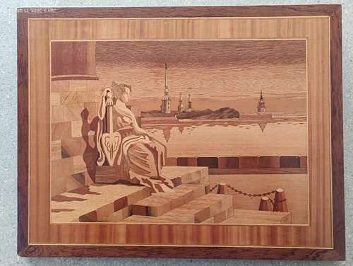 Russian marquetry, Intricate Inlay