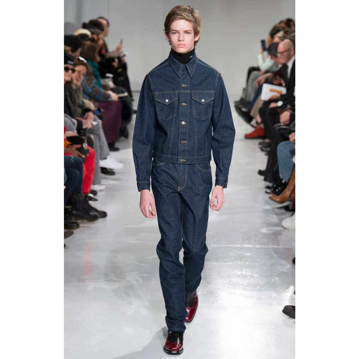 Calvin klein raf best sale simons denim jacket