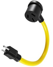 Dryer Adapter Cord Fit for NEMA 5-15P to 10-50R, 110V 15Amp 3 Prong to 3 Pron...