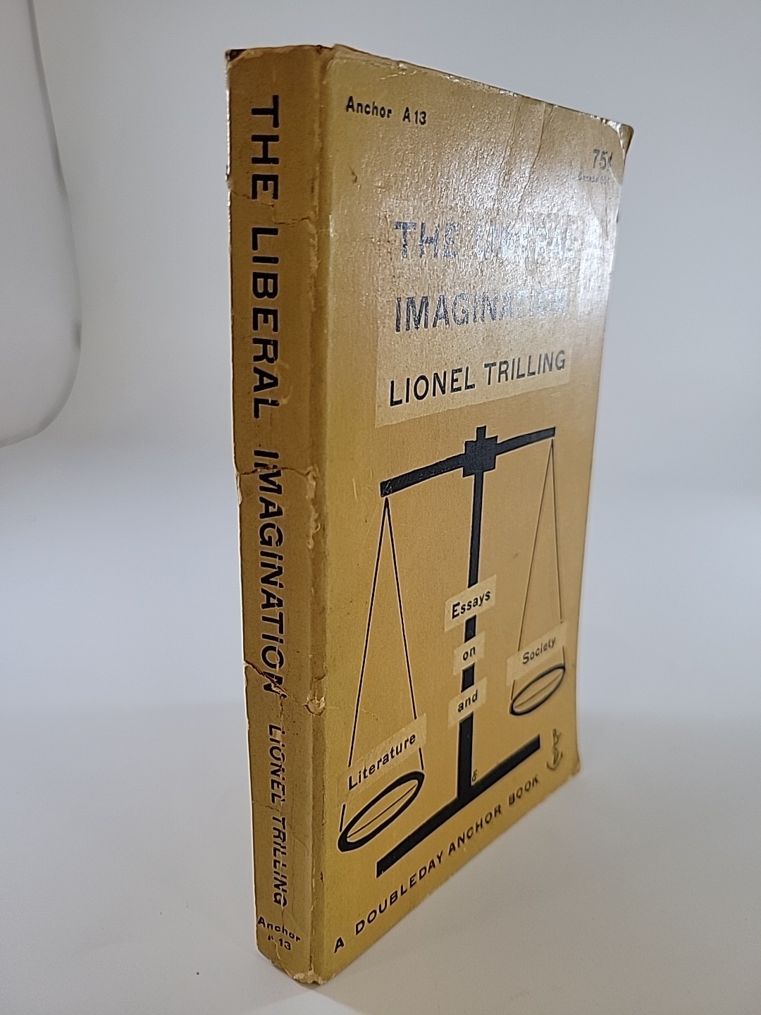The Liberal Imagination by Lionel Trilling 1953 PB