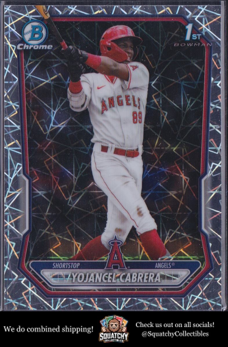 2026 Bowman #BCP-3 Yojancel Cabrera Chrome Prospects Lazer Refractor