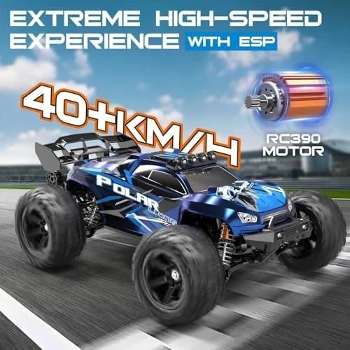 1/14 Brushless RC Cars for Adults Fast + Mph, RC Trucks 4X4 Offroad Waterproof - Image 3 of 4
