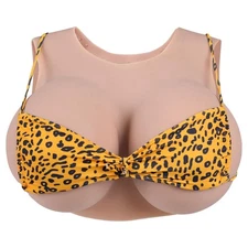 Silicone Breast Plate Fake Boob Breast Forms For Crossdresser C-H Cup Drag Queen