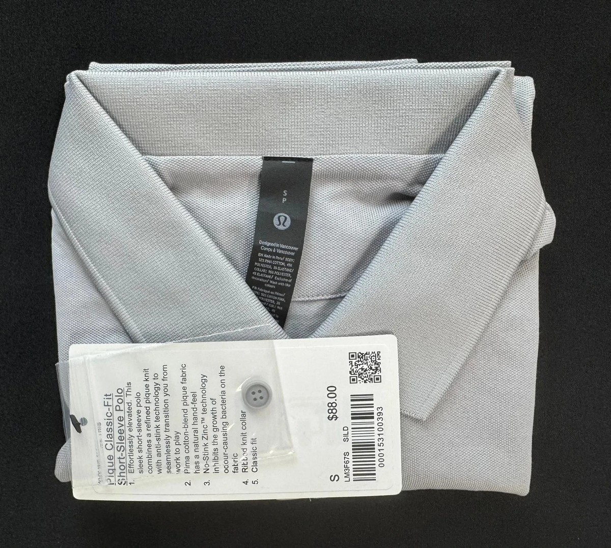 lululemon Classic-Fit Pique Short-Sleeve Polo Shirt. Choose Your