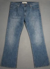 WH01403 AMAZING **LEVI'S** 527 BOOT CUT LEG MENS BLUE JEANS 36X34 (msr 37"x34")