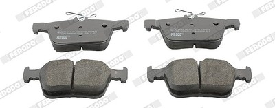 FERODO Bremsbelagsatz, Scheibenbremse Hinterachse u.a. für AUDI, SEAT, SKODA, VW