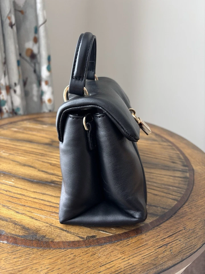 Bolso sin asas Ted Baker de cuero negro nuevo con etiquetas Foto 3 de 4