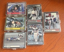 1991 Traks, Racing Drivers. 6 Packs, Checklists 1-3, 5-7.  EXCELLENT COND.