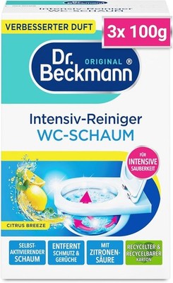 Dr. Beckmann Intensiv - Reiniger WC-Schaum Citrus  3 x 100 g