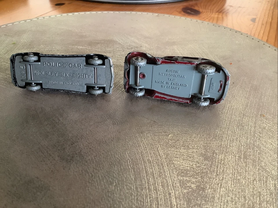 Lesley Matchbox Austin Taxi and Wolsey Police Car - Image 3 of 4
