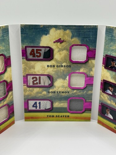 2025 LEAF SEASONS IN THE SUN CLOUD 9 ALL MLB GREATS!!!!!!!!!!! 6/7 LEMON/PAIGE - Picture 4 of 6
