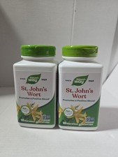 2x Nature  s Way St. John  s Wort Herb 180 Vegan Capsules 700mg, 5/2028