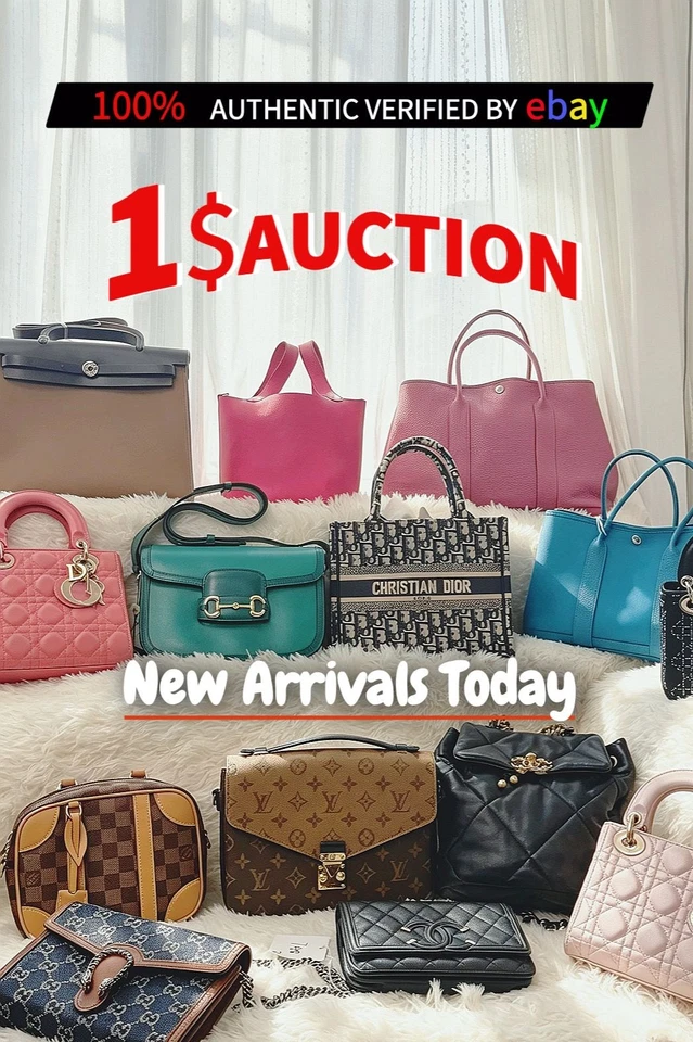 Messsive sale and 1$ Acution for LV , Gucci and more Pre-Owned Luxury Bran