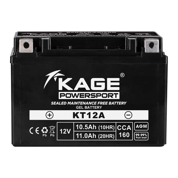 Batterie GEL Kage YT12A-BS YTX12A-BS YTZ12S YTZ14S FüR Honda Kymco Yamaha SYM-image