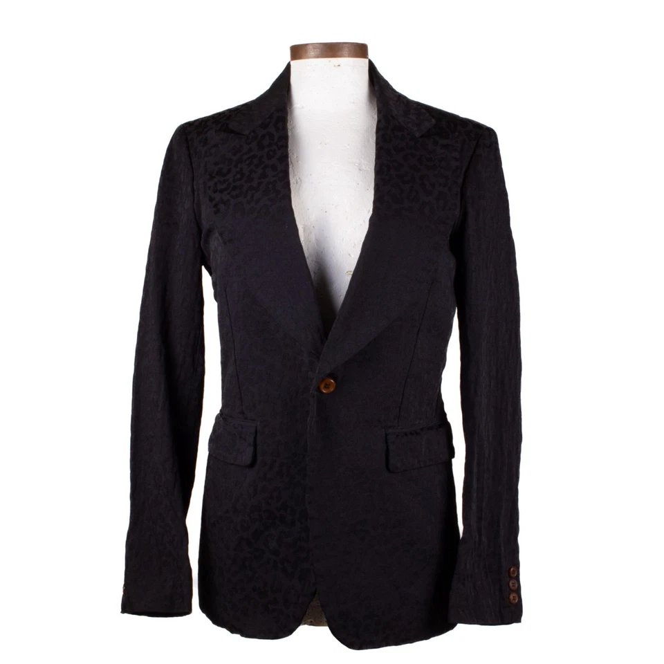 COMME DES GARCONS HOMME PLUS A/W 2014 черный полиэстер леопард печать 2 изделия костюм - Изображение 2 из 4