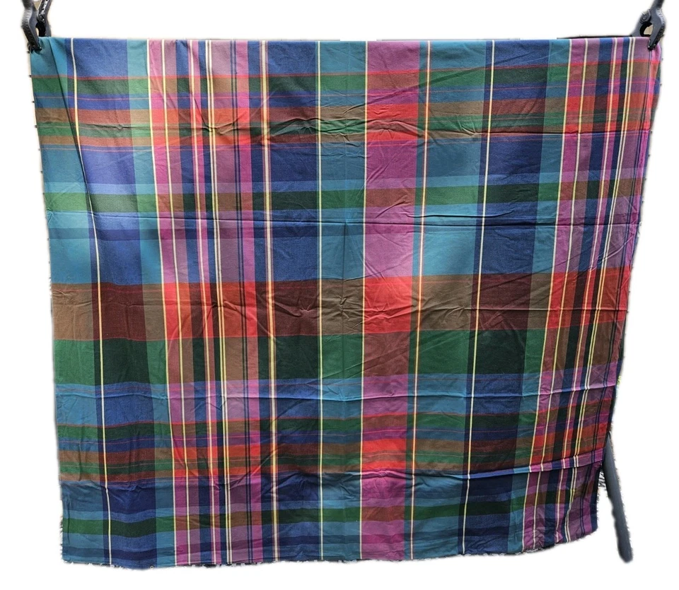 Funda nórdica vintage Ralph Lauren Twin 66" x 82" madras cuadros ¿PERSONALIZADA? raro y único en su clase Foto 4 de 4