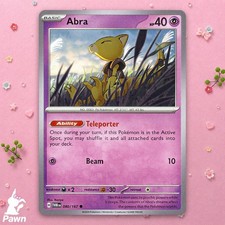 Abra 80/167 Twilight Masquerade Common Pokemon TCG Card Ungraded NM Art Kariya