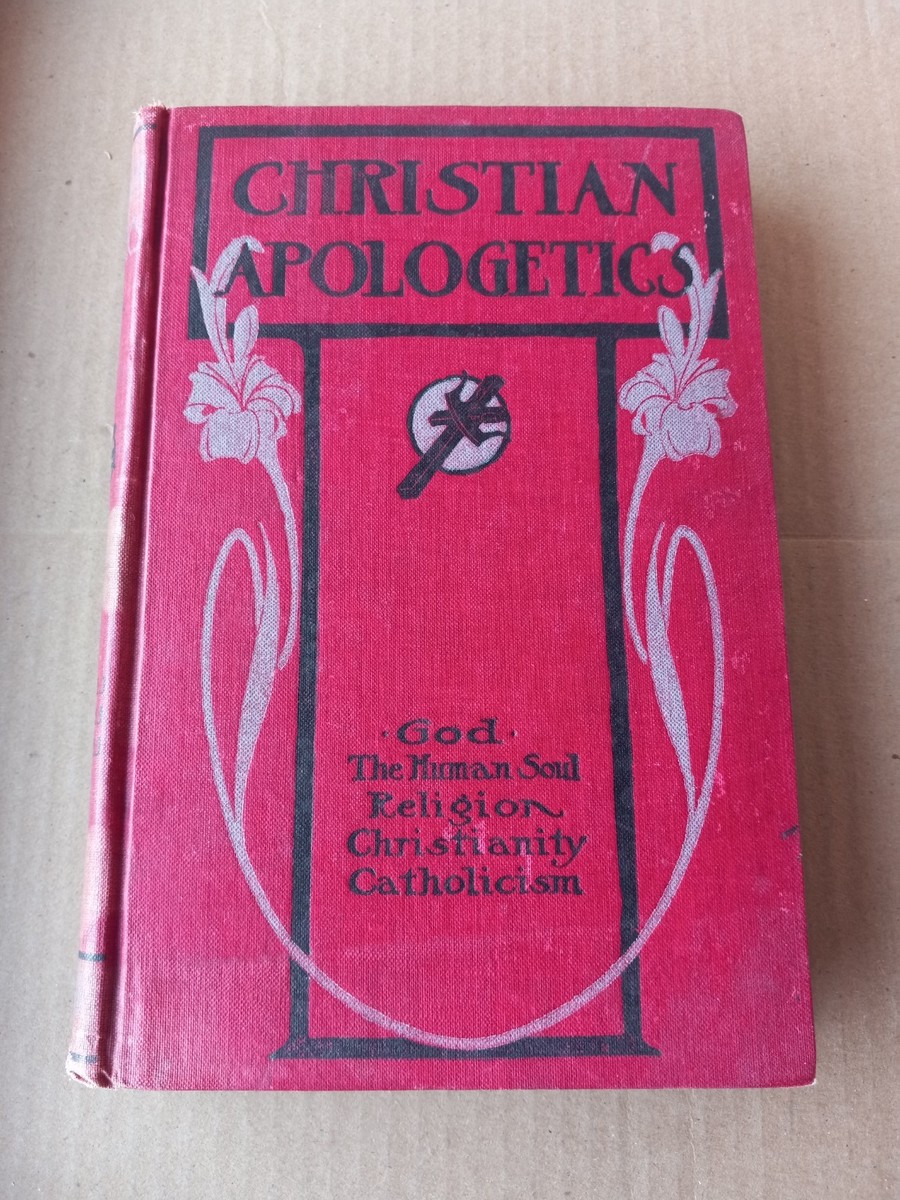Christian Apologetics Volume 2 HC - Devivier 1903 Popp SIGNED Rev