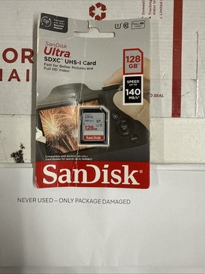 SanDisk 128GB Ultra SDXC card up to 140 MB/s with A1 App Performance UHS-