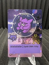 Gengie (Gengar) #31 - Holo Swirl - PokieBubies V1 Unlimited Edition -Pokemon