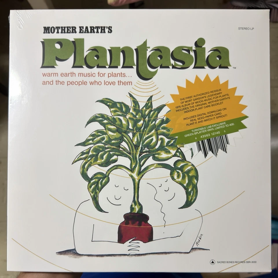 Mort Garson ‎– Mother Earth Plantasia Splatter Green On Clear Colored Vinyl NEW - Image 2 of 4