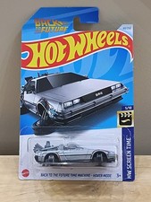 HOT WHEELS Back to the Future Time Machine Hover Mode DMC DELOREAN