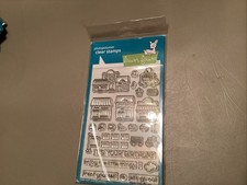 Lawn Fawn Village Shops Lf1692  Lf1693 Clear Stamp and Die Set. Cardmaking New