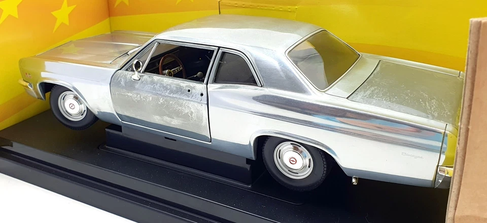 Ertl 1/18 Scale Diecast 36673 - 1966 Chevrolet Biscayne - Chrome - Image 2 of 4