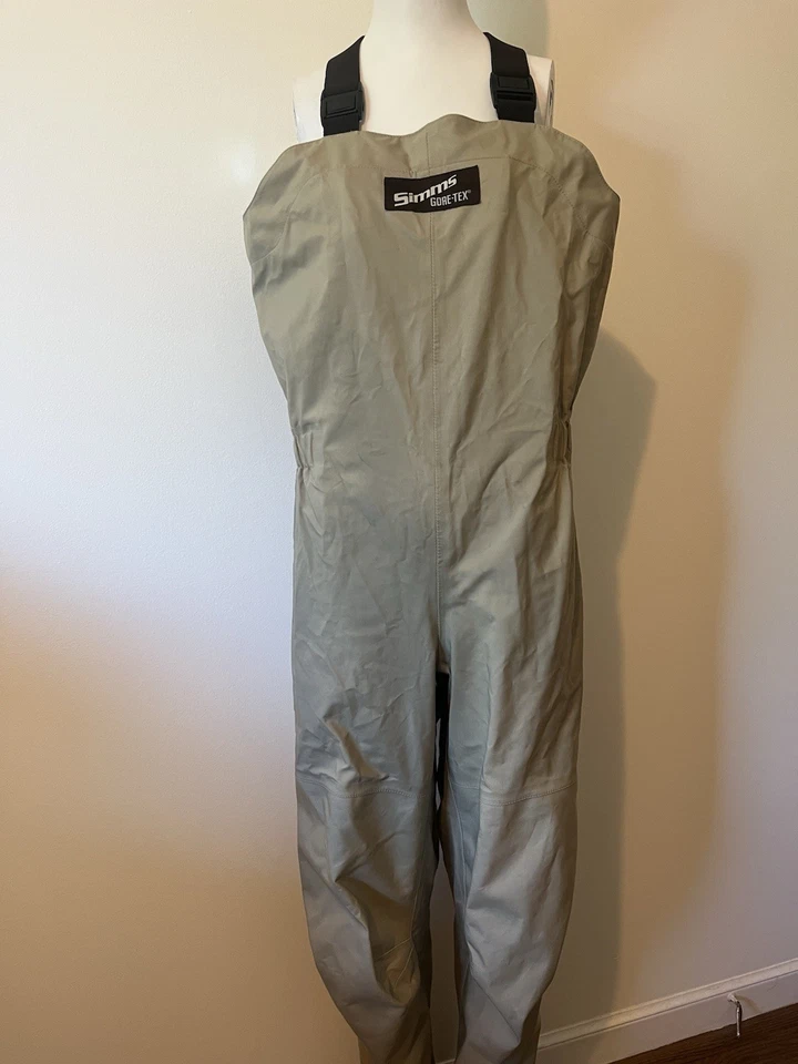 Simms GoreTex Waders FISHING Stocking foot Women Size L Made In USA Simms Belt - Image 2 of 4