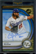 2024 Topps Five Star Gold Auto /25 #FSA-CK Clayton Kershaw