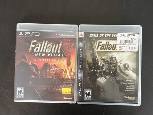 Fallout 3 GOTY & Fallout New Vegas Ultimate Edition Playstation 3