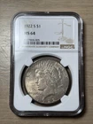 1922 S Peace Dollar NGC MS 64
