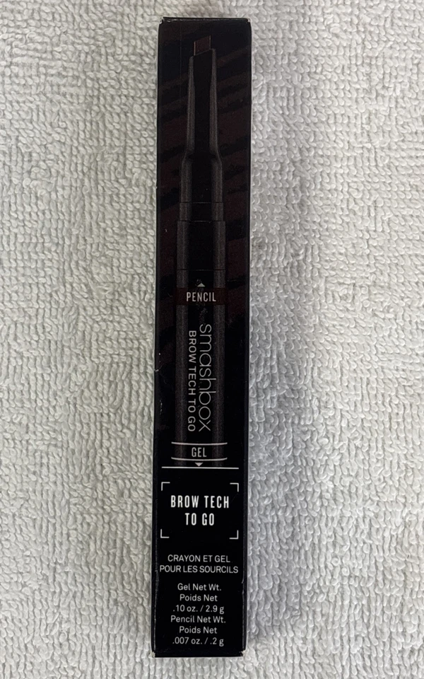 Smashbox Brow Tech To Go Pencil + Gel Dark Brown Pencil 0.007oz/.10oz Gel 2-n-1 - Image 3 of 4