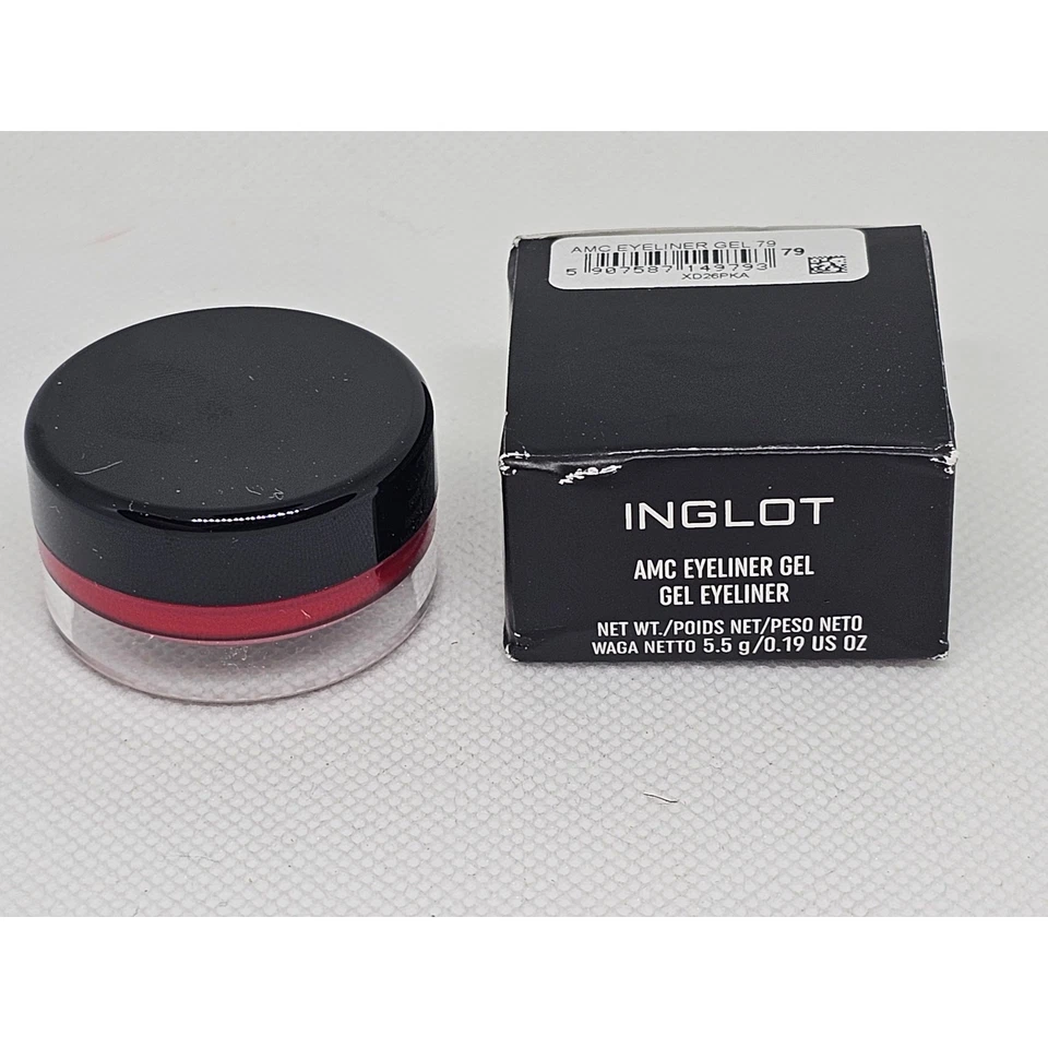 Inglot AMC Gel Eyeliner #79 Red 5.5g / 0.19oz - Long-Lasting Waterproof Formula - Image 4 of 4
