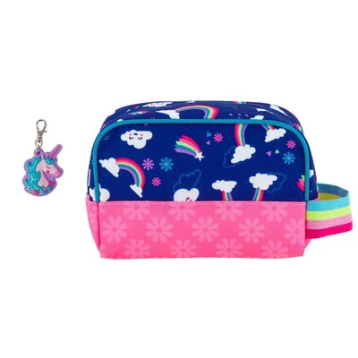Stephen Joseph Girls Rainbow Carry All Bag with Unicorn Zipper Pull - Image 1 of 4